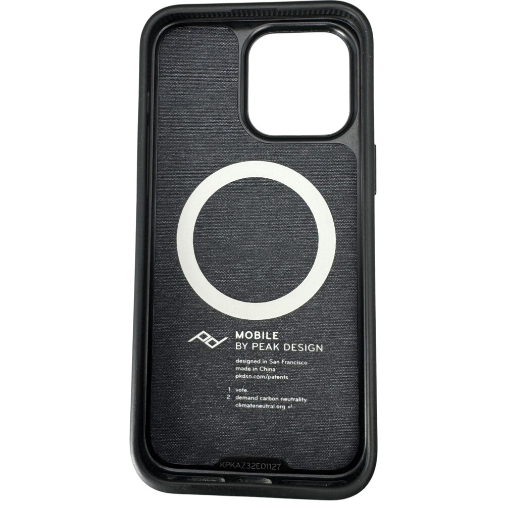 Peak Design iPhone 15 Pro Max Case MagSafe Compatible Fabric Anti-Shock